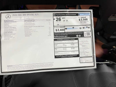 2026 Mercedes-Benz GLC 300 4MATIC® SUV