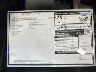 2025 Mercedes-Benz GLC 300 4MATIC® SUV