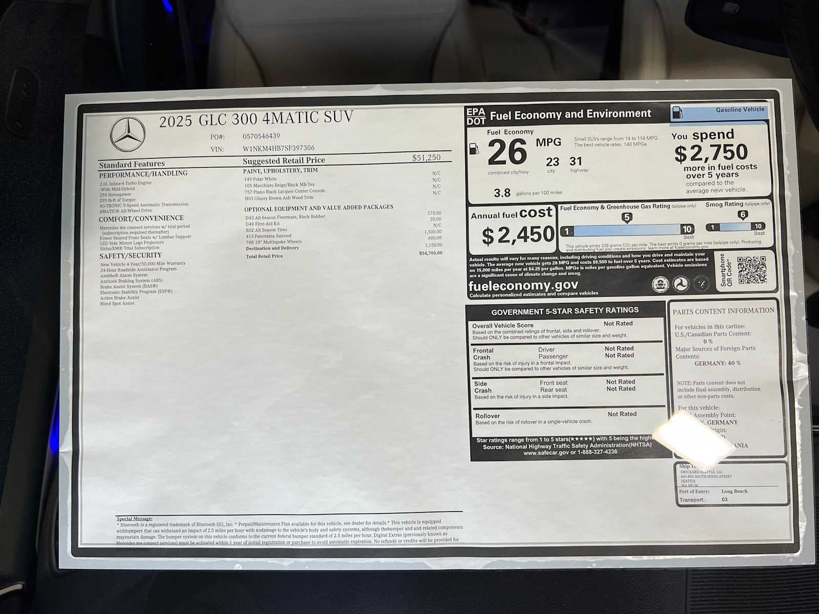 2025 Mercedes-Benz GLC 300 4MATIC® SUV