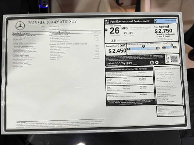 2025 Mercedes-Benz GLC GLC 300