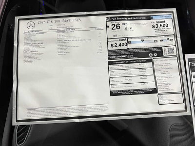2026 Mercedes-Benz GLC 300 4MATIC® SUV