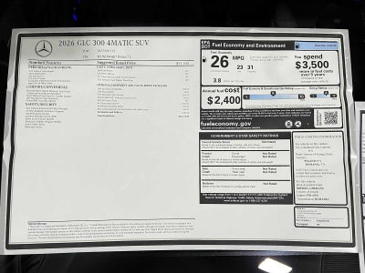 2026 Mercedes-Benz GLC 300 4MATIC® SUV