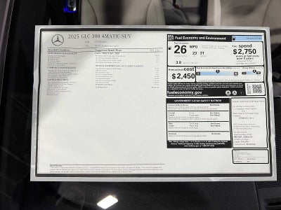 2025 Mercedes-Benz GLC GLC 300