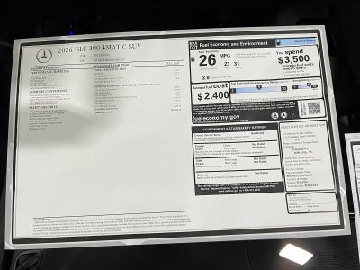 2026 Mercedes-Benz GLC 300 4MATIC® SUV