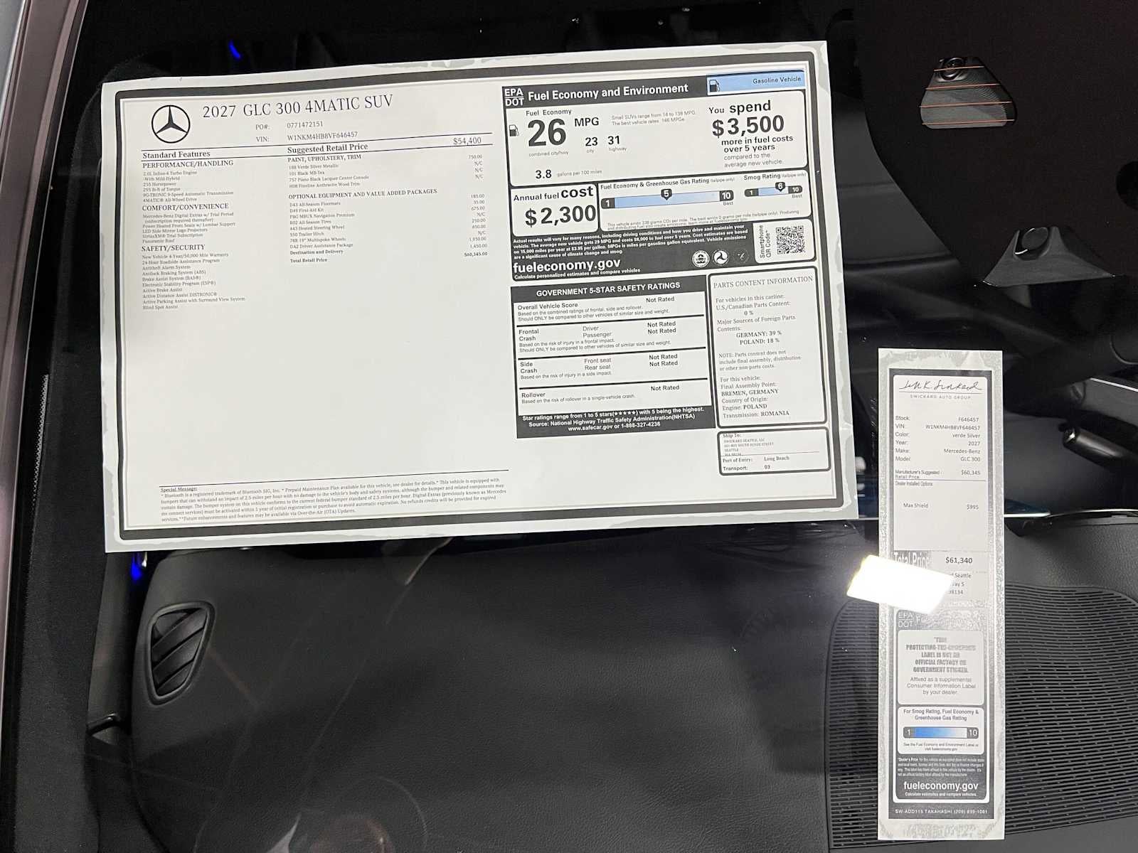 2027 Mercedes-Benz GLC 300 4MATIC® SUV