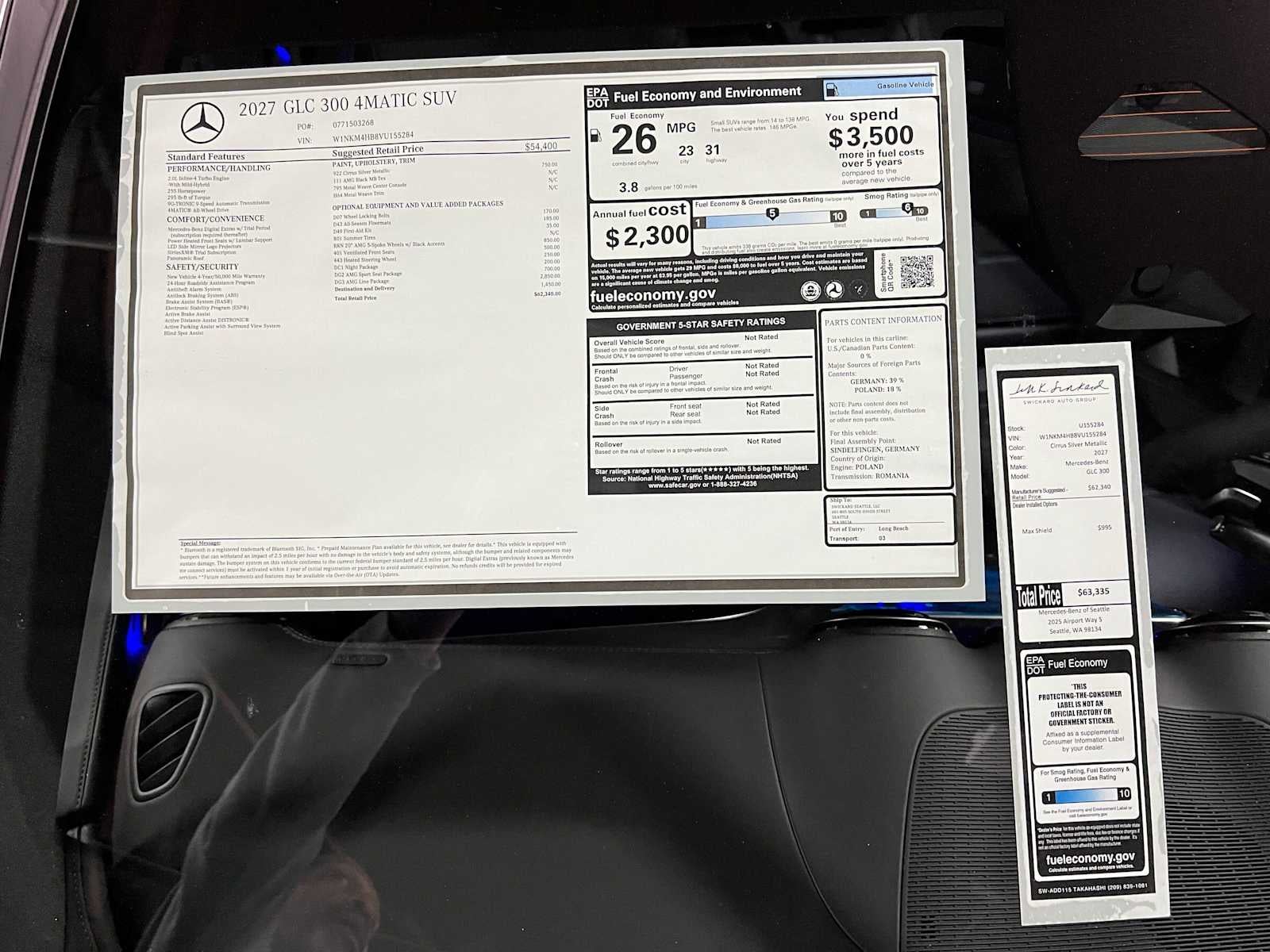 2027 Mercedes-Benz GLC 300 4MATIC® SUV