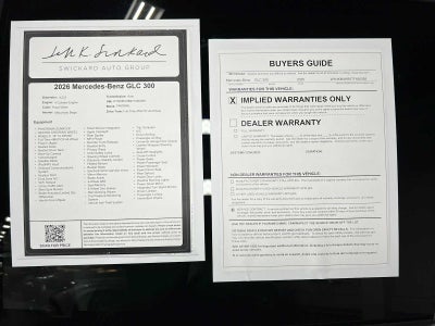 2026 Mercedes-Benz GLC 300 4MATIC® SUV