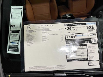 2026 Mercedes-Benz GLC 300 4MATIC® SUV