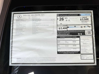 2026 Mercedes-Benz GLC GLC 300