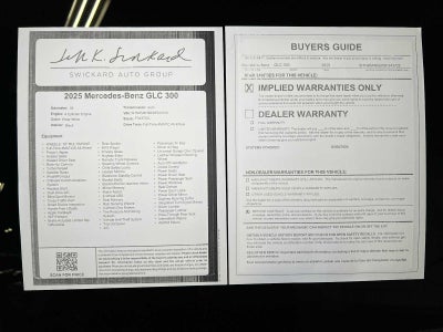 2025 Mercedes-Benz GLC 300 4MATIC® SUV