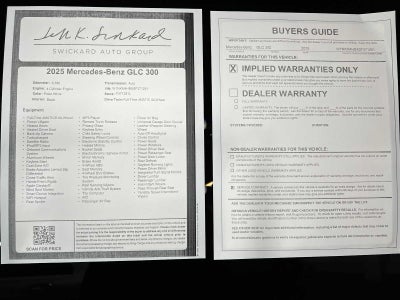 2025 Mercedes-Benz GLC 300 GLC 300