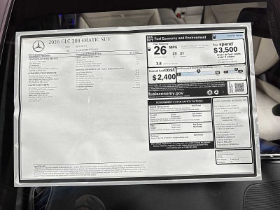 2026 Mercedes-Benz GLC 300 4MATIC® SUV