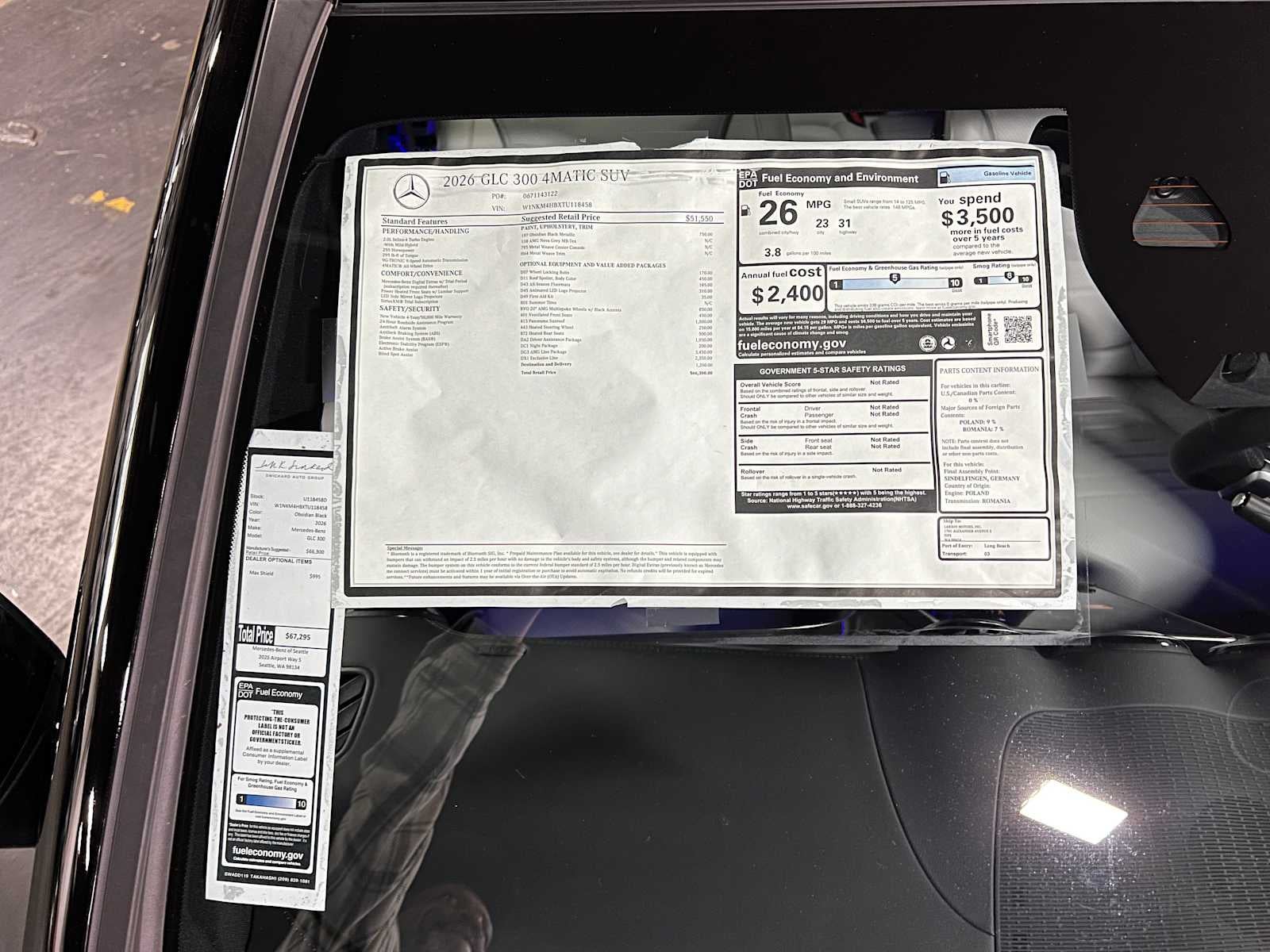 2026 Mercedes-Benz GLC 300 4MATIC® SUV