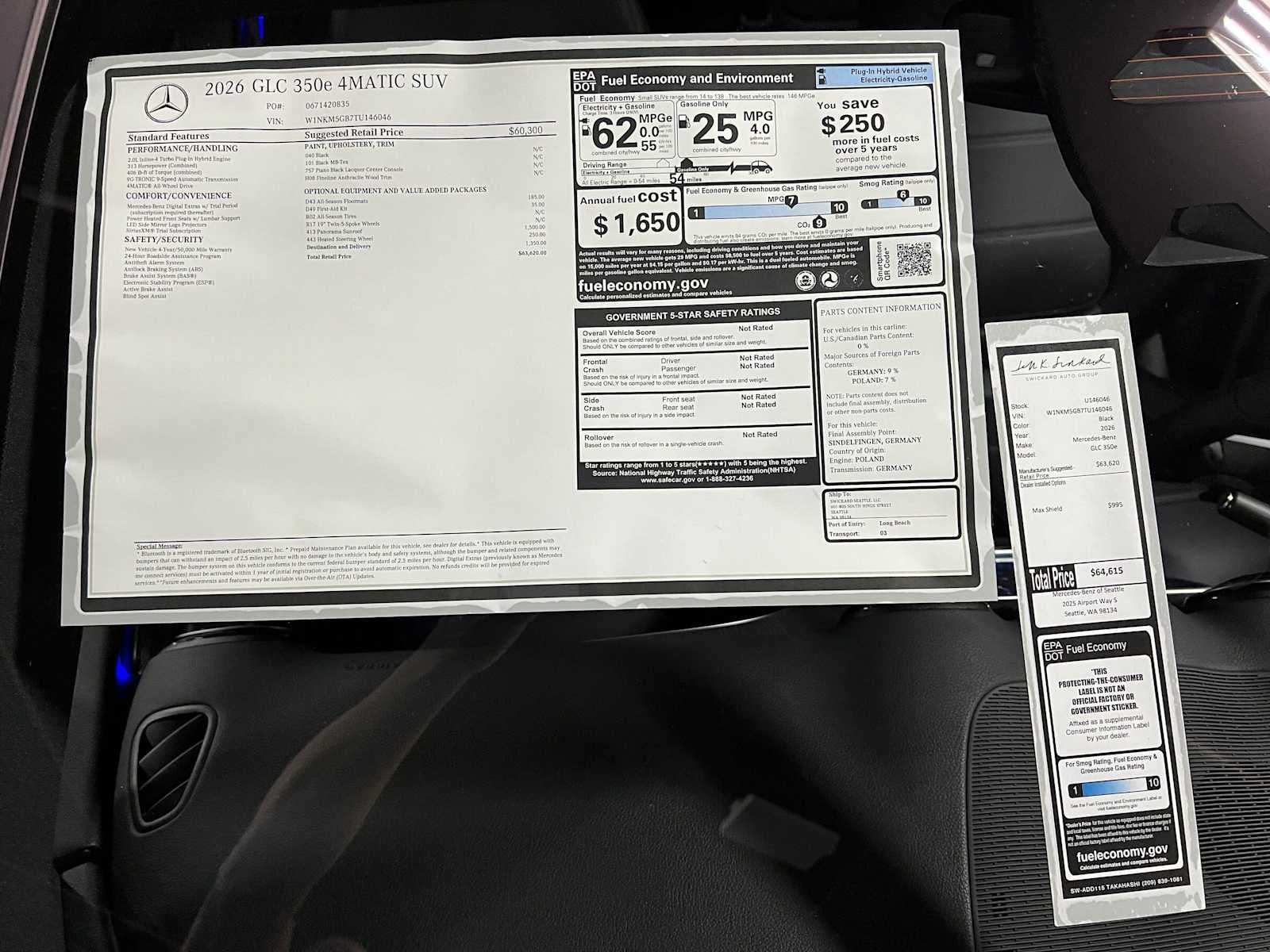 2026 Mercedes-Benz GLC 350e 4MATIC® SUV