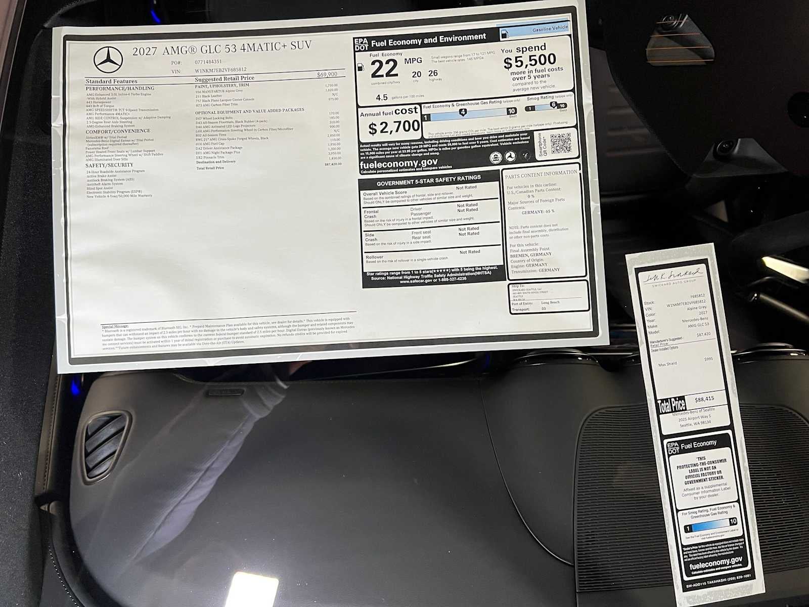 2027 Mercedes-Benz AMG® GLC 53 4MATIC®+ SUV