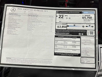 2026 Mercedes-Benz AMG® GLC 43 4MATIC® SUV