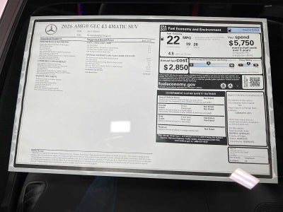 2026 Mercedes-Benz AMG® GLC 43 AMG® GLC 43