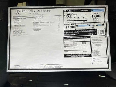2025 Mercedes-Benz G-Class G 580e