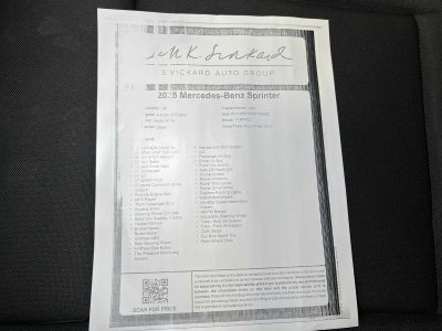 2025 Mercedes-Benz Sprinter 2500 Standard Roof I4 Diesel 144" RWD