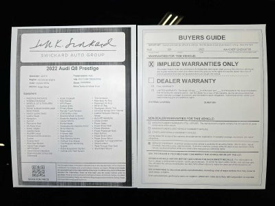 2022 Audi Q8 Prestige