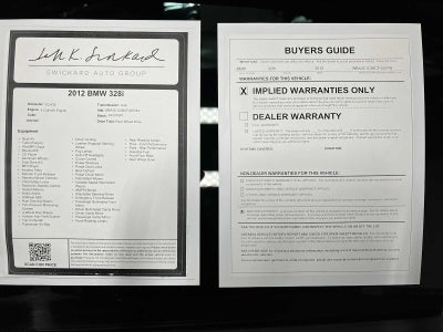 2012 BMW 328i 328i