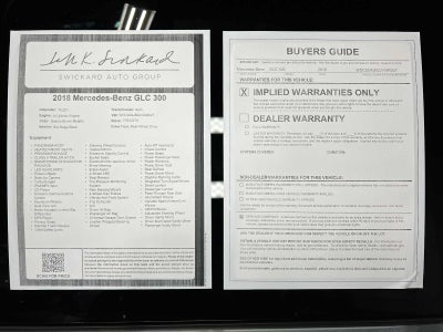 2018 Mercedes-Benz GLC 300 SUV