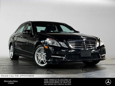 2013 Mercedes-Benz E 550 4dr Sdn 4MATIC®