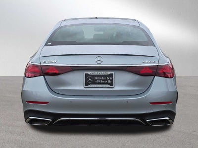 2026 Mercedes-Benz E 450 4MATIC® Sedan