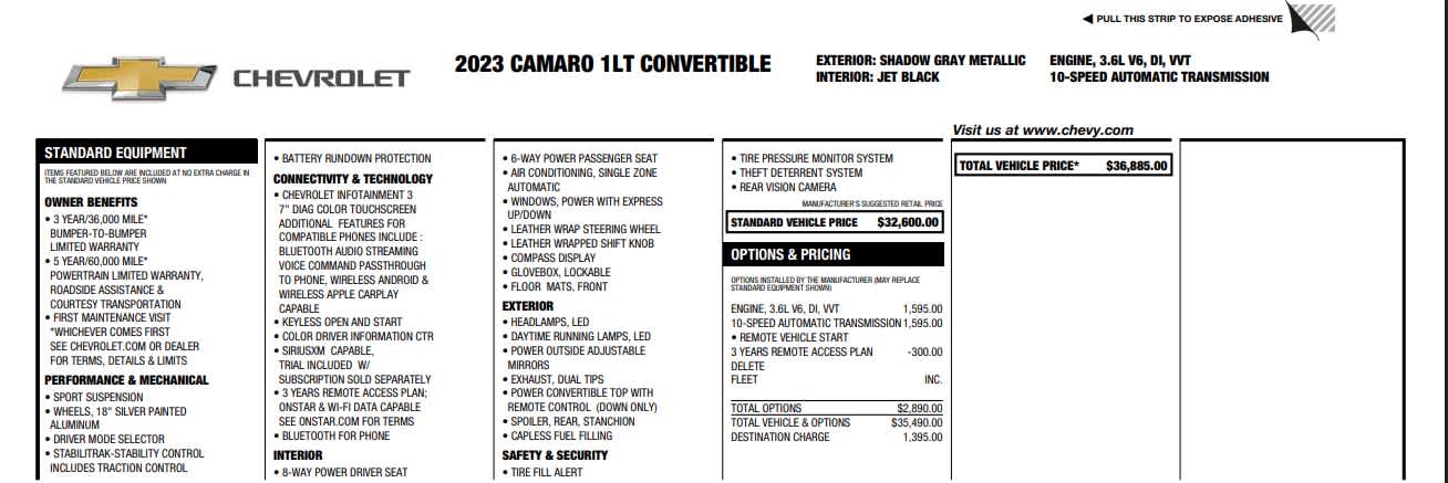 2023 Chevrolet Camaro 1LT