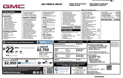 2021 GMC Yukon XL SLT