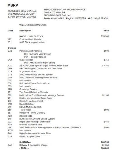 2021 Mercedes-Benz GLE AMG® GLE 53