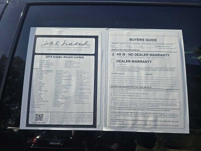 2019 Subaru Ascent Limited