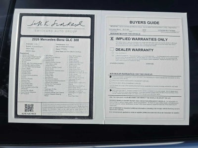 2026 Mercedes-Benz GLC GLC 300