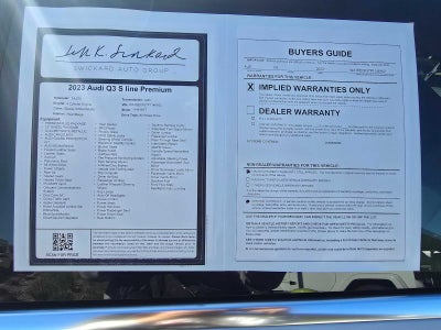 2023 Audi Q3 S line Premium Plus