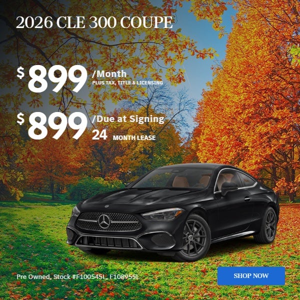 2026 CLE 300 SUV: $899/mo